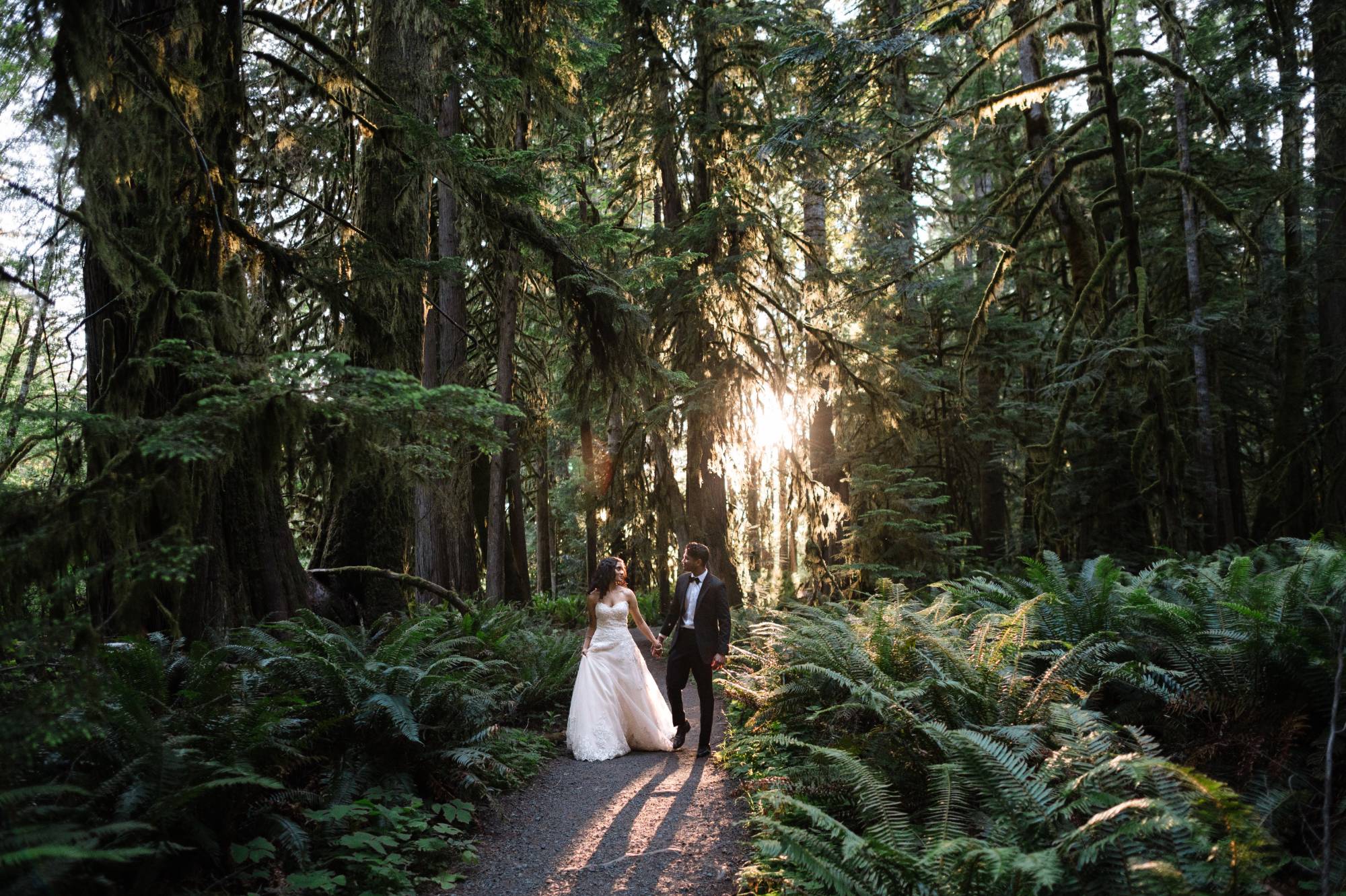 Sreerag and Sanjana in the forest